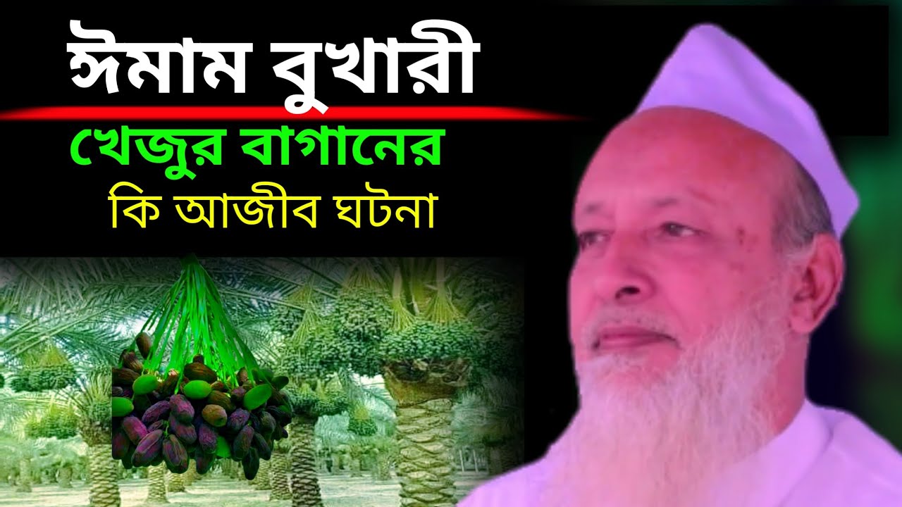 ঈমাম বুখারীও খেজুর বাগানের ঘটনাMaulana Fazlur Rahman Khan Baniachang