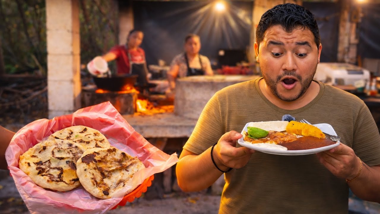 EL PARAISO DE LAS CENAS TIPICAS en EL SALVADOR | San Rafael Obrajuelo