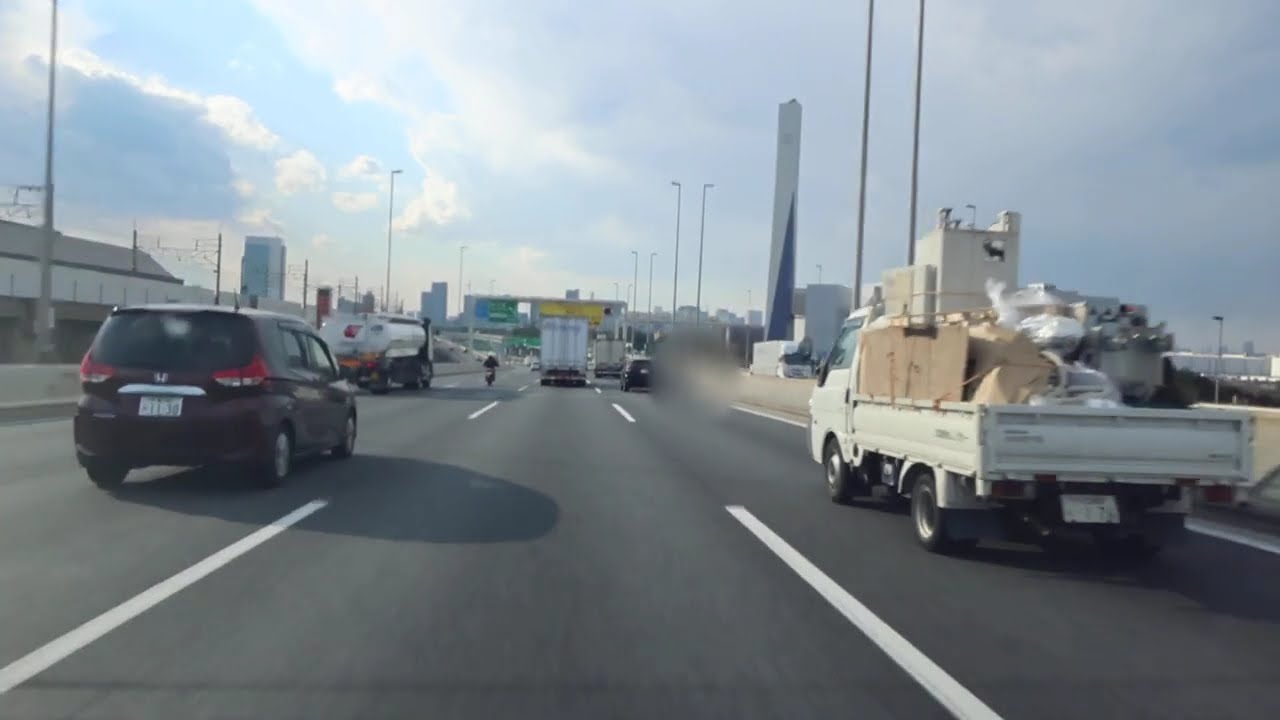 【市川市・高谷（たかや）JCT～横浜市ポートサイド地下駐車場】〔車載動画〕※2026年01月24日（土）