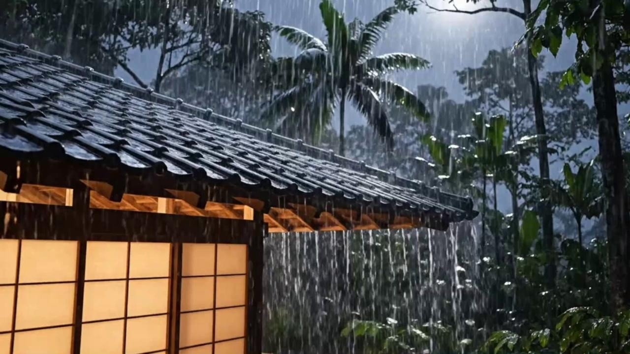 99% Fall Asleep to Heavy Rain Sounds Tonight 🌧️ Ultimate Sleep Ambience