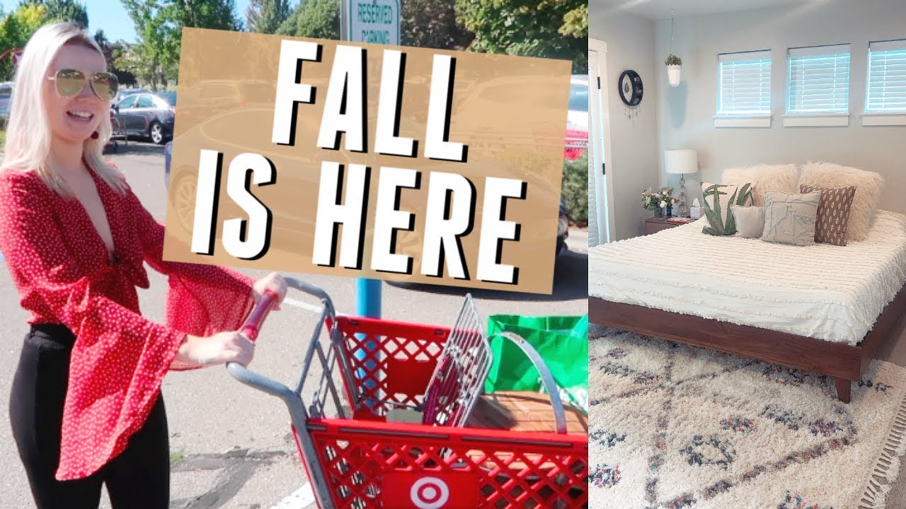VLOG | TARGET FALL SHOPPING VLOG + MY NEW BEDROOM!!