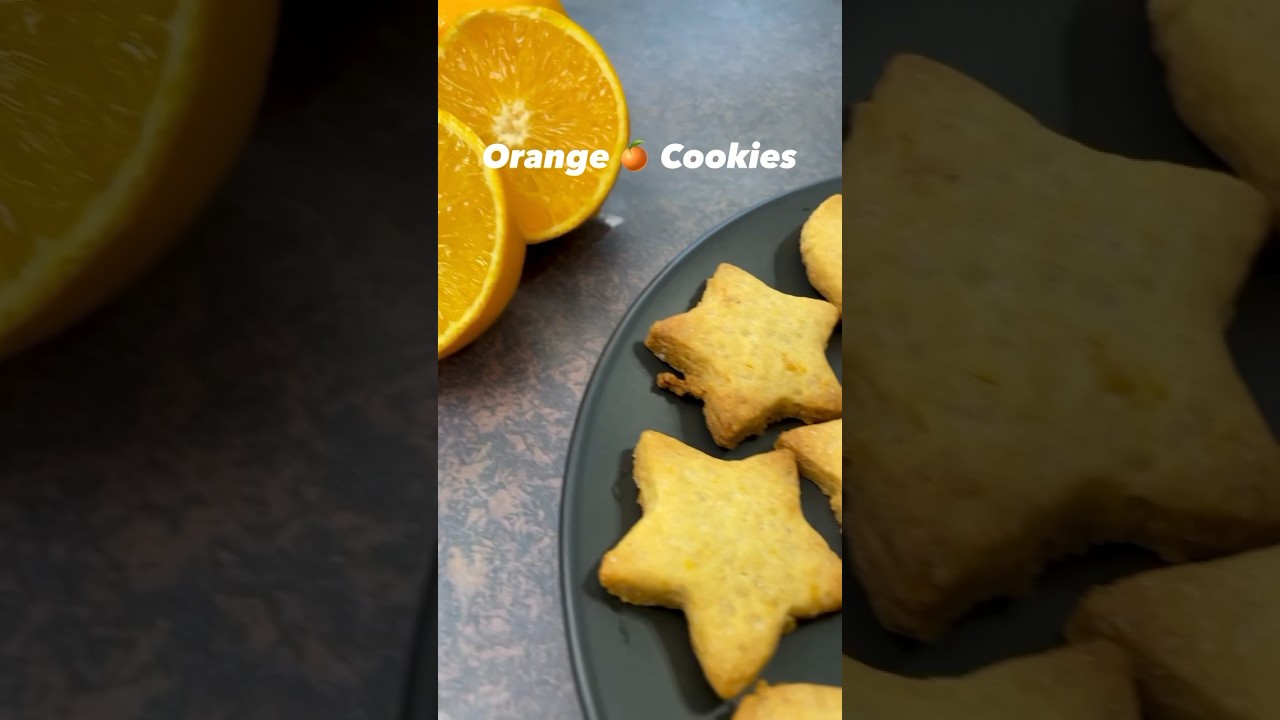 Cookies with Orange 🍊 zest #shorts