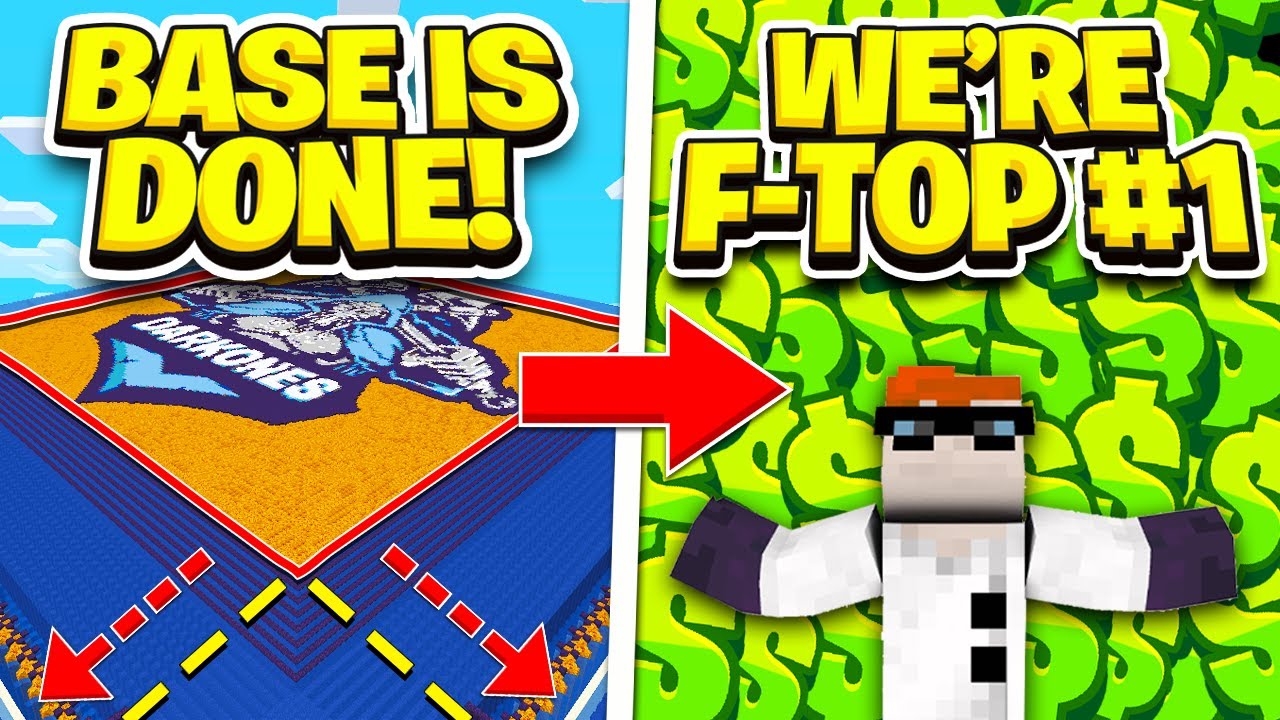 We're F-TOP #1 & Base Is Done? *HUGE GIVEAWAY!!!* | Minecadia Factions