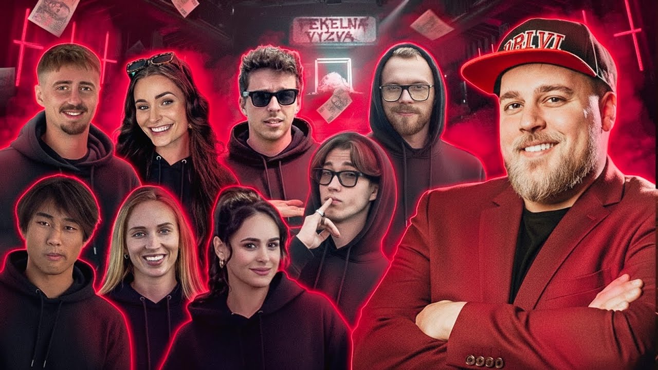 PEKELN&Aacute; V&Yacute;ZVA #1: 20 YOUTUBERŮ BOJUJE O 3 MILIONY KORUN