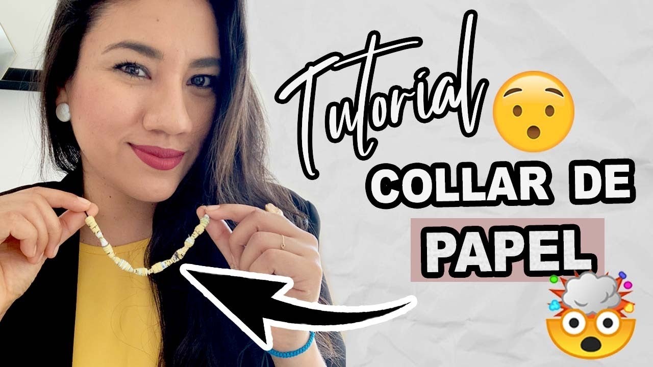 Cuentas de papel | Collar de papel 😱