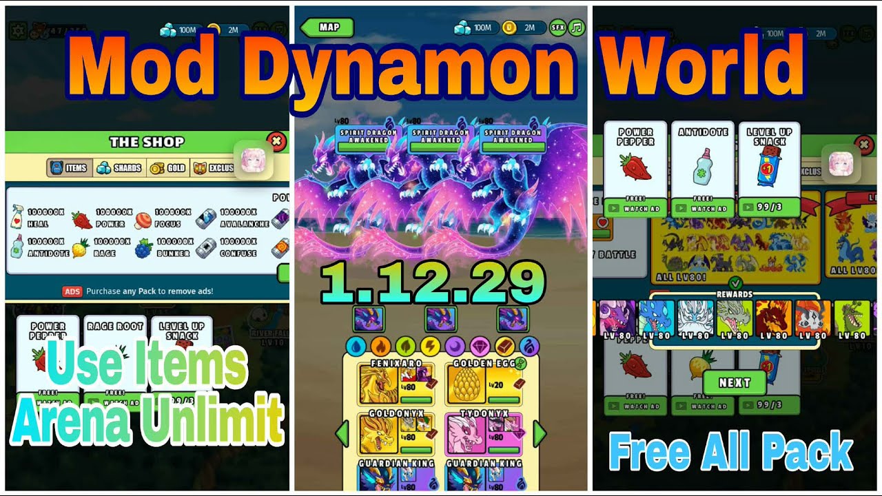Dynamon World Mod 1.12.29 Apk(Androi)&IPA(IOS)New|By Mod DDatIos