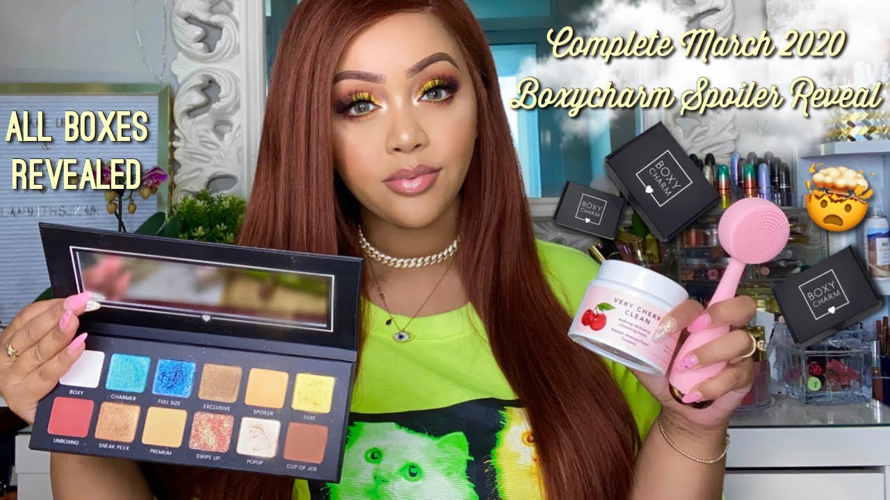 COMPLETE BOXYCHARM MARCH 2020 SPOILERS - FOR ALL BOXES (BOXYLUXE, BASE, & PREMIUM) & ADD ON DATES