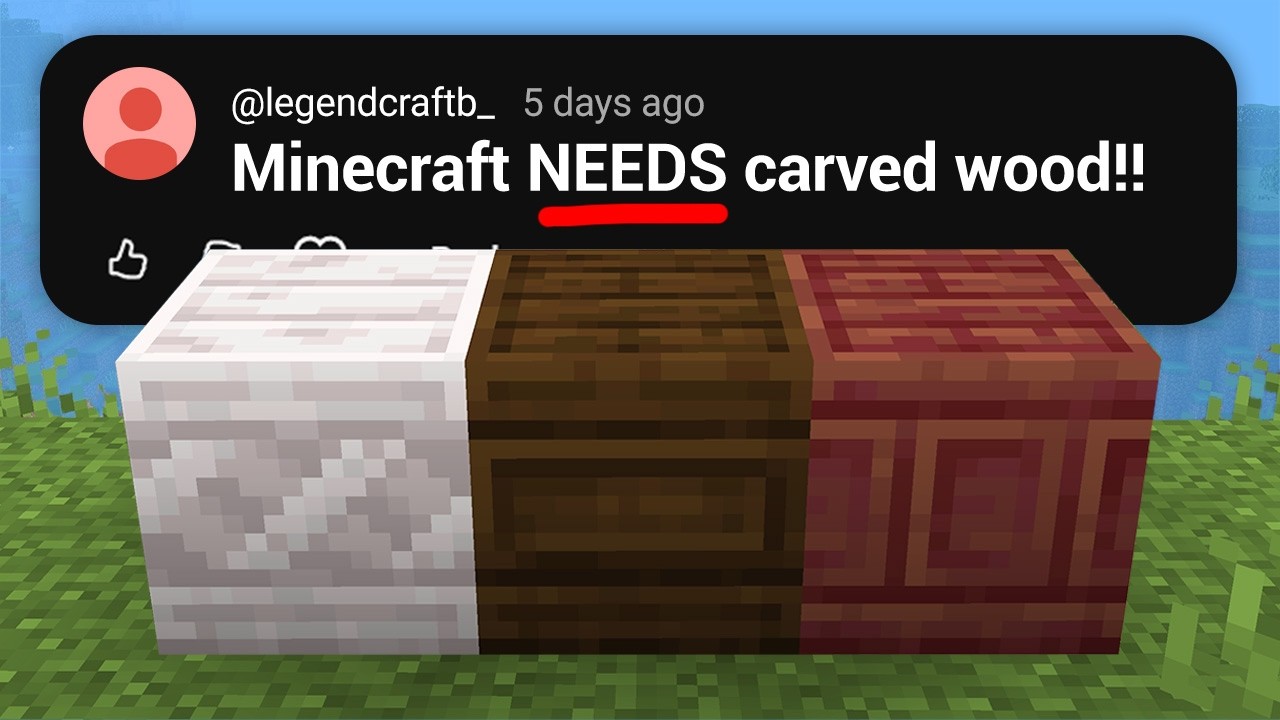 I added 100 Missing Blocks Minecraft NEEDS