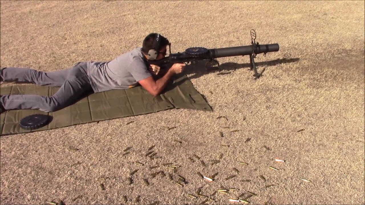 Lewis Gun full auto firing 1 drum - full review video coming March 2019