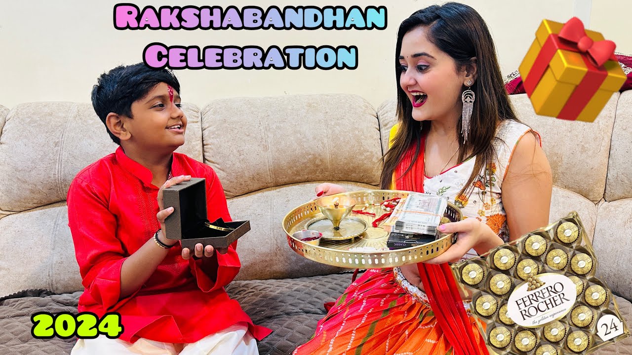 WOW! My Brother Gave me Most Expensive Gift on Rakshabandhan 🥹Bindass Kavya Rakhi Celebration