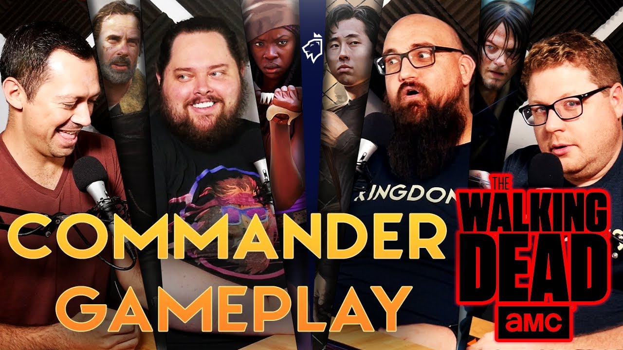 Рик против Мишонн против Гленна против Дэрила | Издание Commander Melee: The Walking Dead | Геймп...