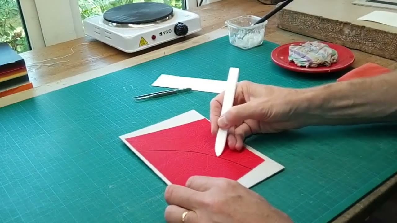 Bookbinding - Leather Lines