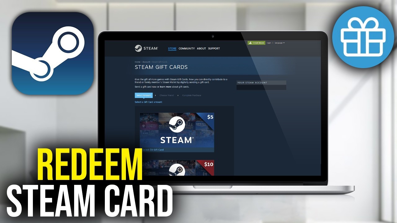 How To Redeem Steam Gift Cards