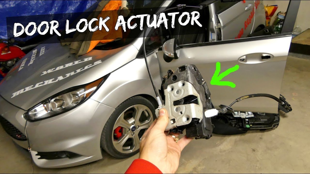 FORD FIESTA MK7 FRONT DOOR LOCK ACTUATOR REMOVAL REPLACEMENT