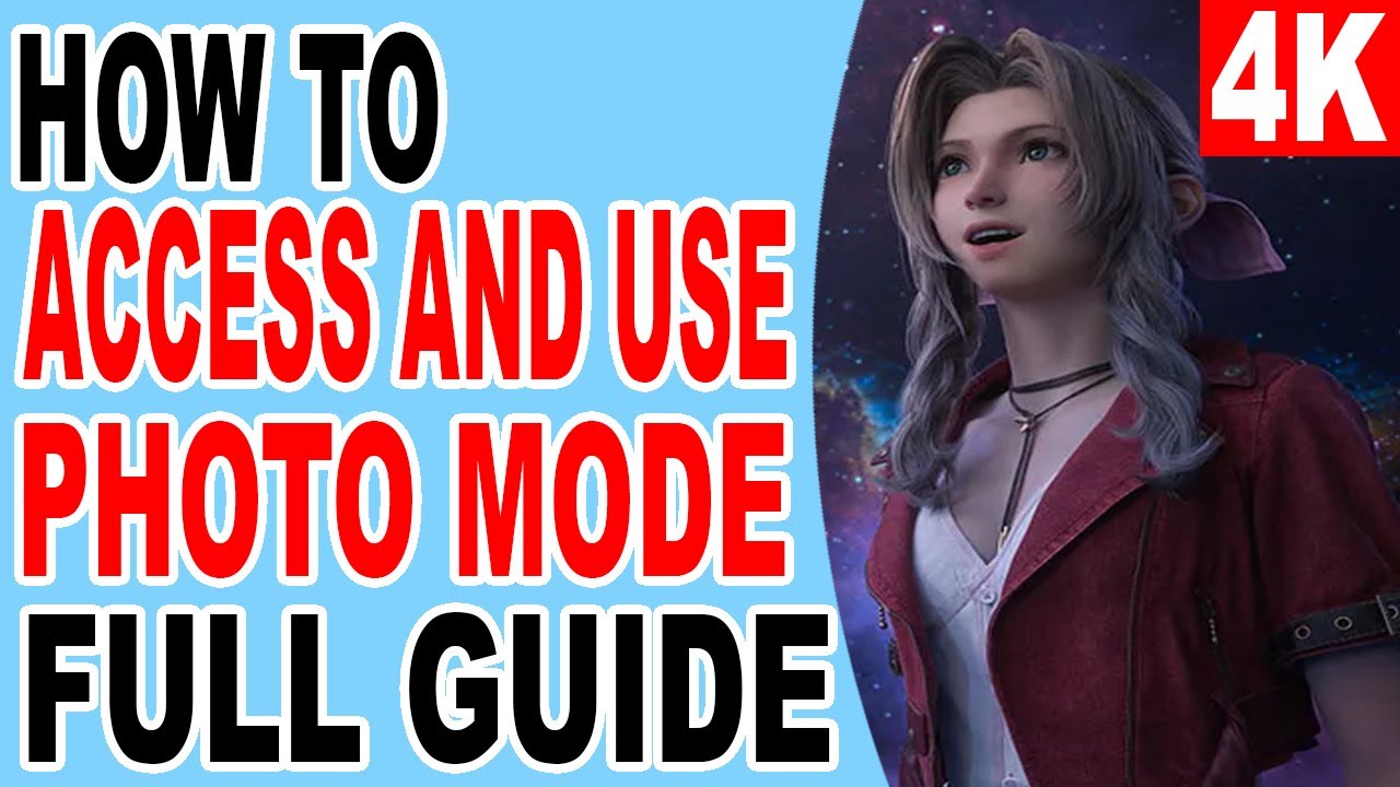 FF7 Rebirth How to Access and Use Photo Mode - Final Fantasy 7 Rebirth