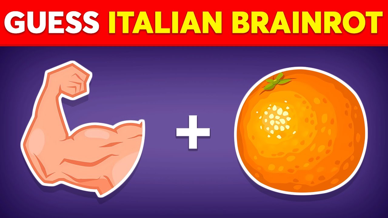 Guess the ITALIAN BRAINROT Memes by Emojis | Brainrot Quiz | U Din Din Dun, Bombardini Gusini