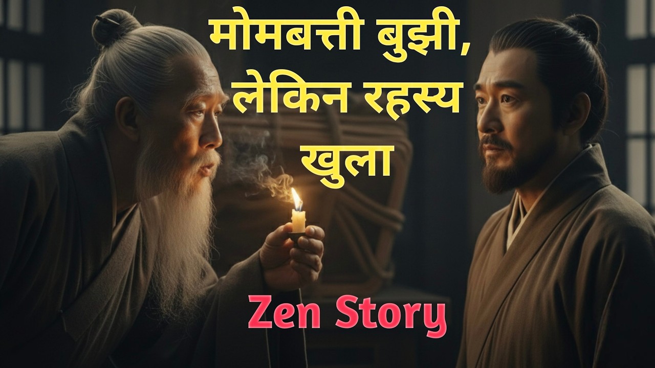 “मोमबत्ती बुझी… लेकिन रहस्य जग गया | Zen Story”