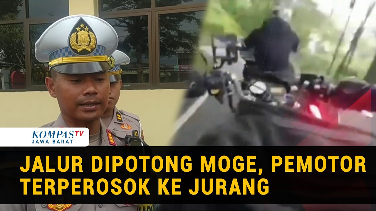 Viral Pemotor Hilang Kendali dan Terperosok ke Jurang di Cianjur Usai Jalur Dipotong Moge