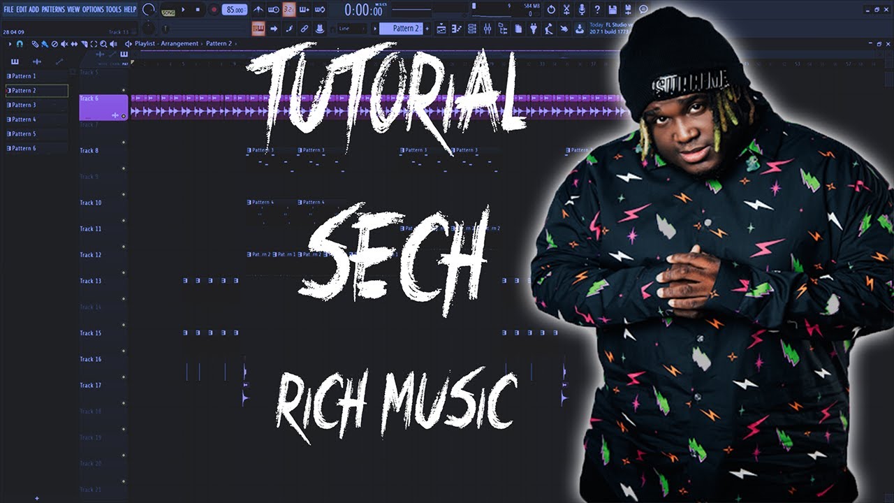 Como hacer un beat al estilo SECH en 6 Minutos |Fl Studio 20🛴🛹
