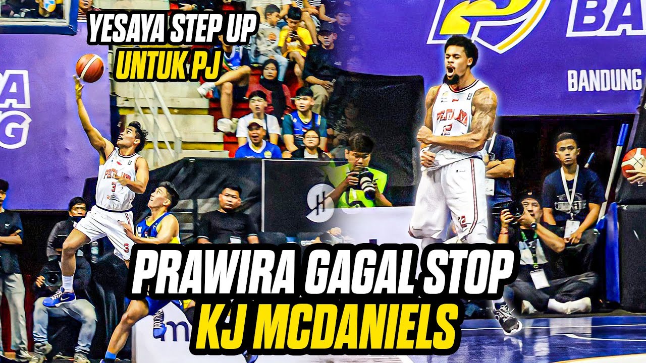KJ McDaniels & Brandon Jawato Tampil Dominan I PELITA JAYA vs PRAWIRA BANDUNG