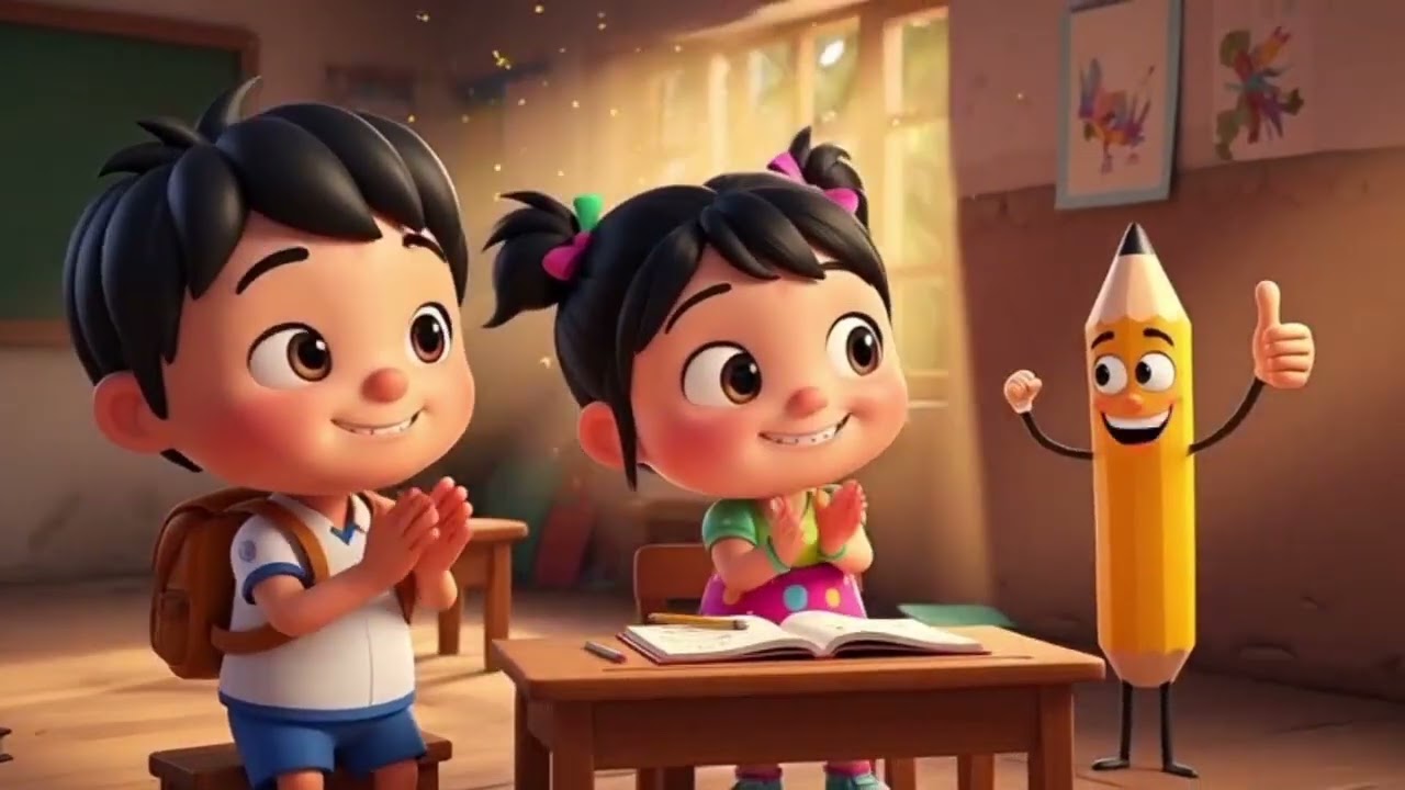 काला मदारी आया 🐻 | Kalu Ka Bhalu Nacha | Hindi Kids Rhyme | Funny Cartoon Song #cartoon #funny #cute