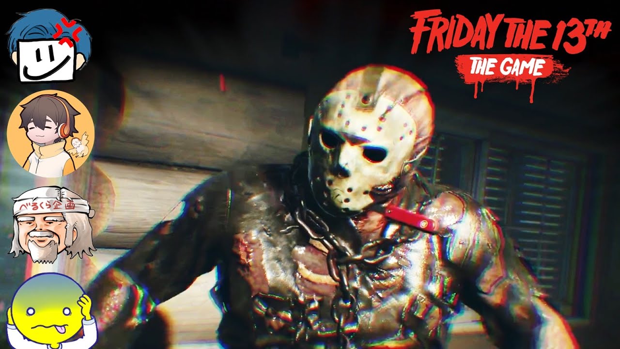 ナイフ煽り地獄に遭うジェイソン-Friday the 13th: The Game【EXAM】