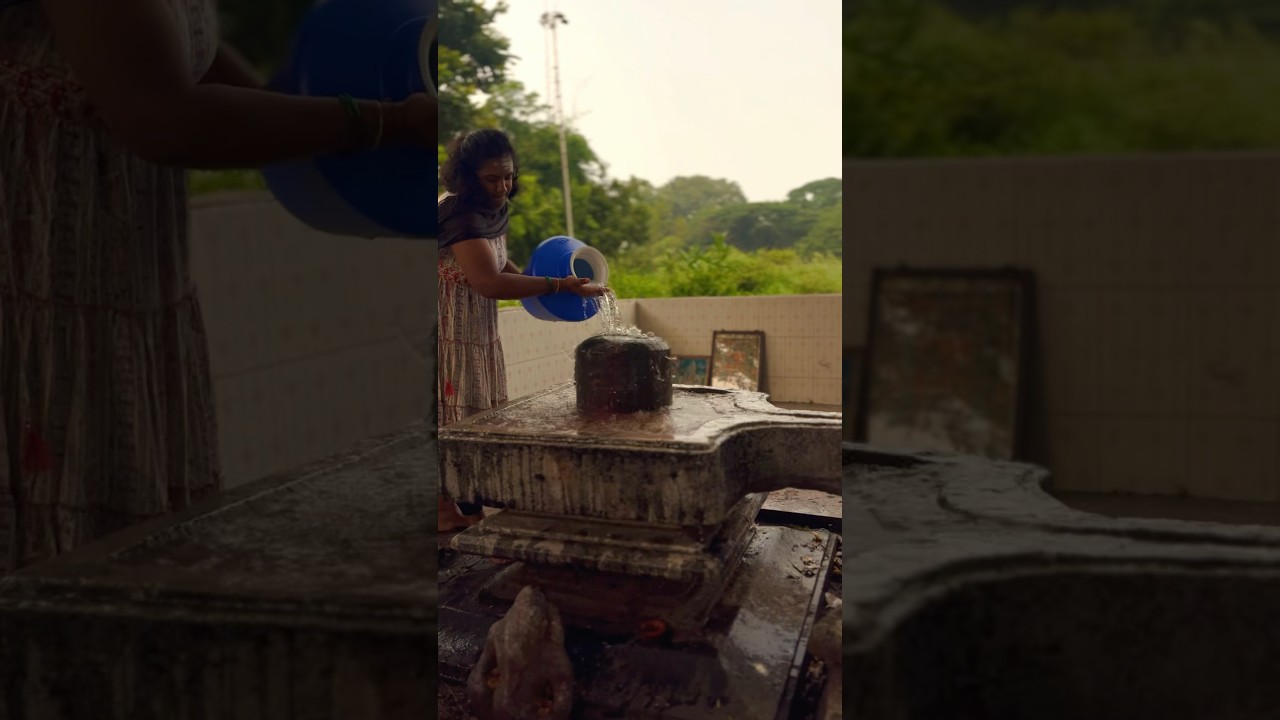 Shivlinga abhishekam || #vinodvlogs215 #shivlingabhishek #shivaling #pooja #eshwara #trendingshorts