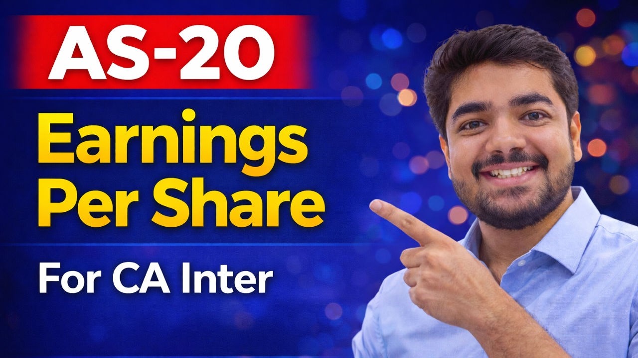 AS-20 Earnings Per Share (EPS) | CA Inter Accounting | Full Concept + Examples