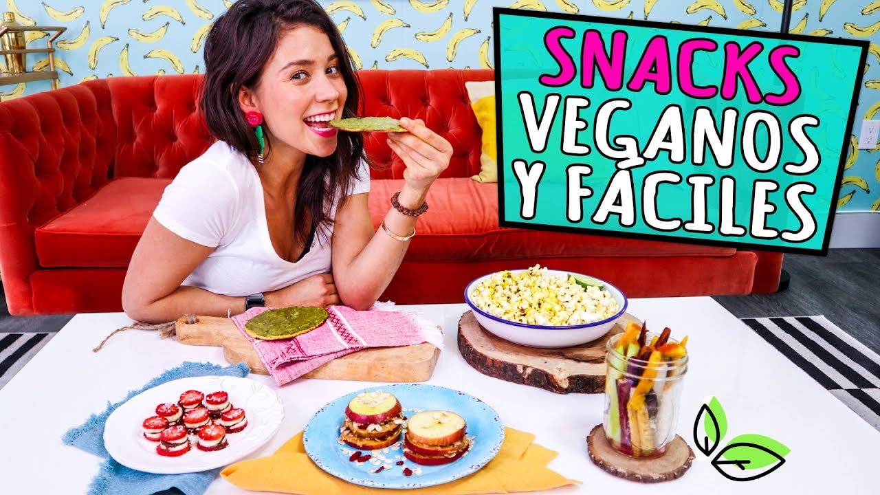 SNACKS VEGANOS FÁCILES, DELICIOSOS Y ECONÓMICOS!😋Yovana