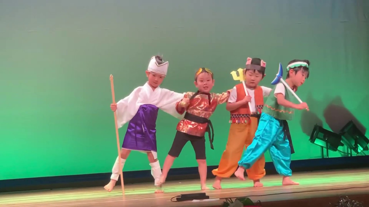 【保育園】そんごくう（火えん山の巻）娘が三蔵法師役を頑張った動画【クリスマス発表会】