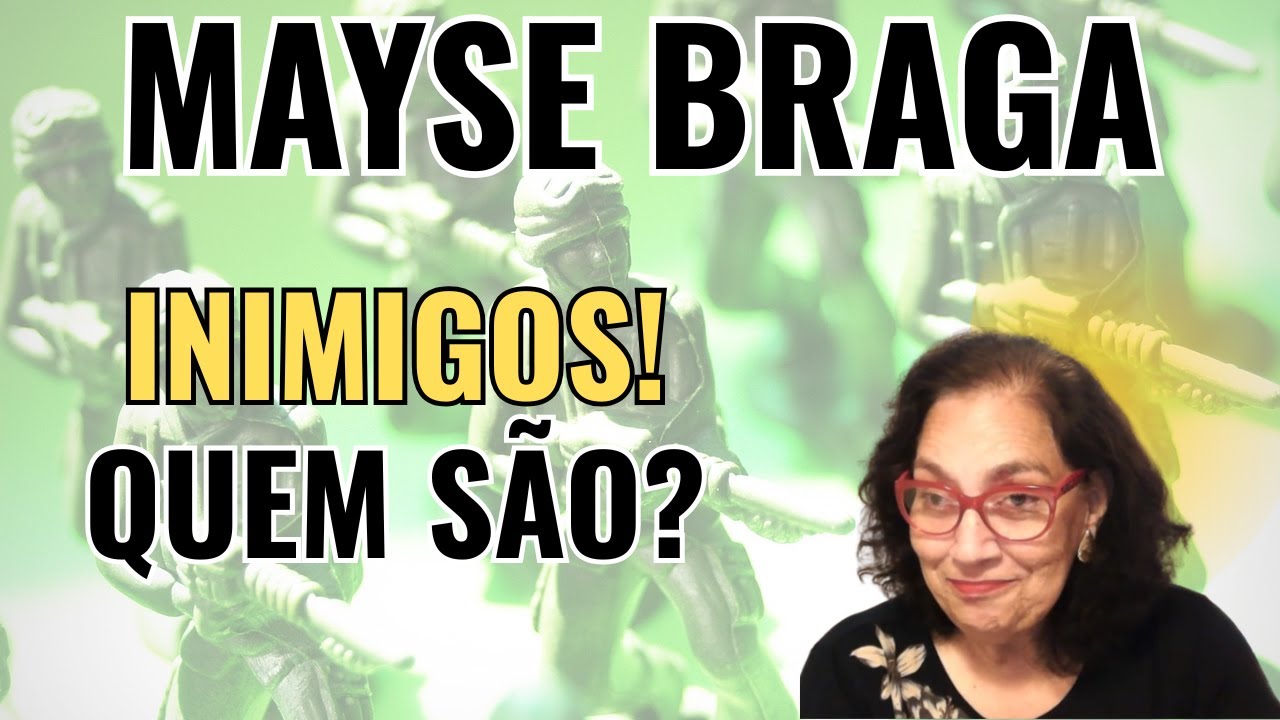POR QUE DEUS COLOCA INIMIGOS NA NOSSA VIDA? ACOMPANHE A EXPLICAÇÃO NA PALESTRA COM MAYSE BRAGA.