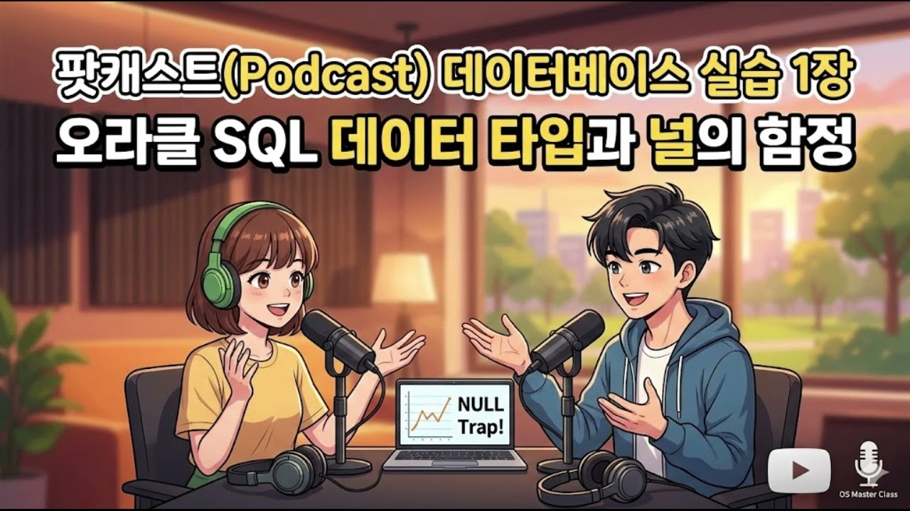 데이터베이스 실습 | 팟캐스트(Podcast) 1장 : 오라클 SQL 데이터 타입과 널의 함정