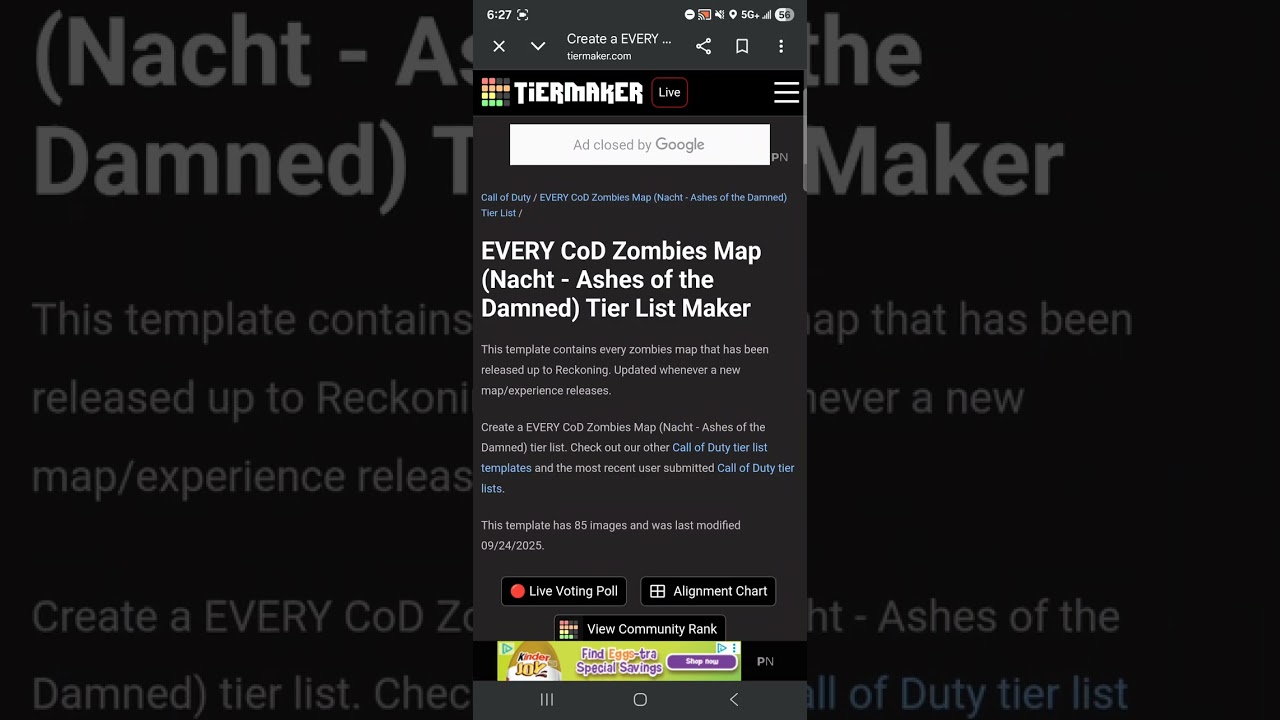 My Own COD Zombies Tier List WAW-B06