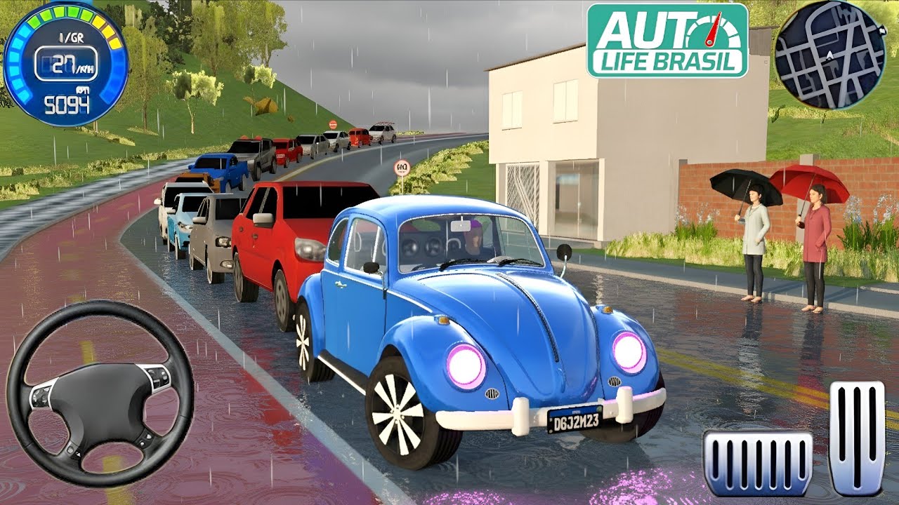 🎮Modifiyeli VosVos Sürüş Simülatör Araba Oyunu 😱Auto Life Brasil 2026 #androidgameplay