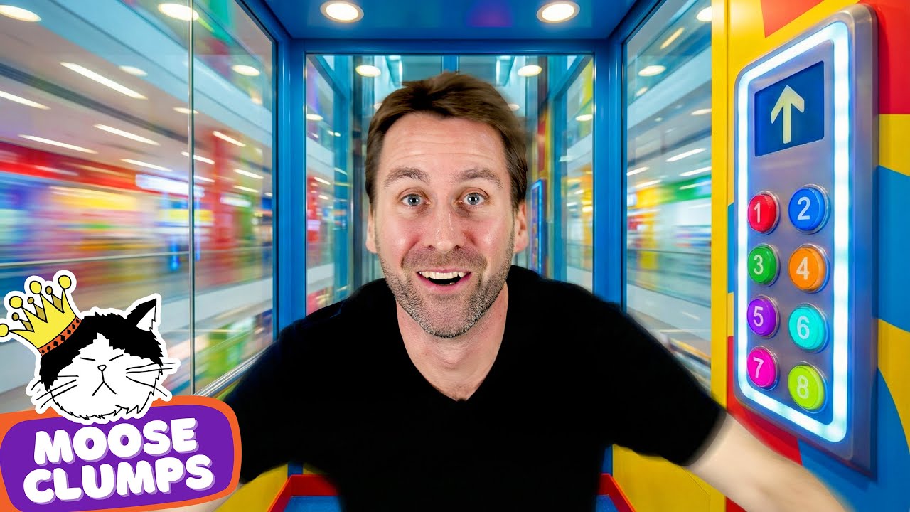 The Elevator Song! ⬆️🔘⬇️ | Mooseclumps | Kids Learning Videos
