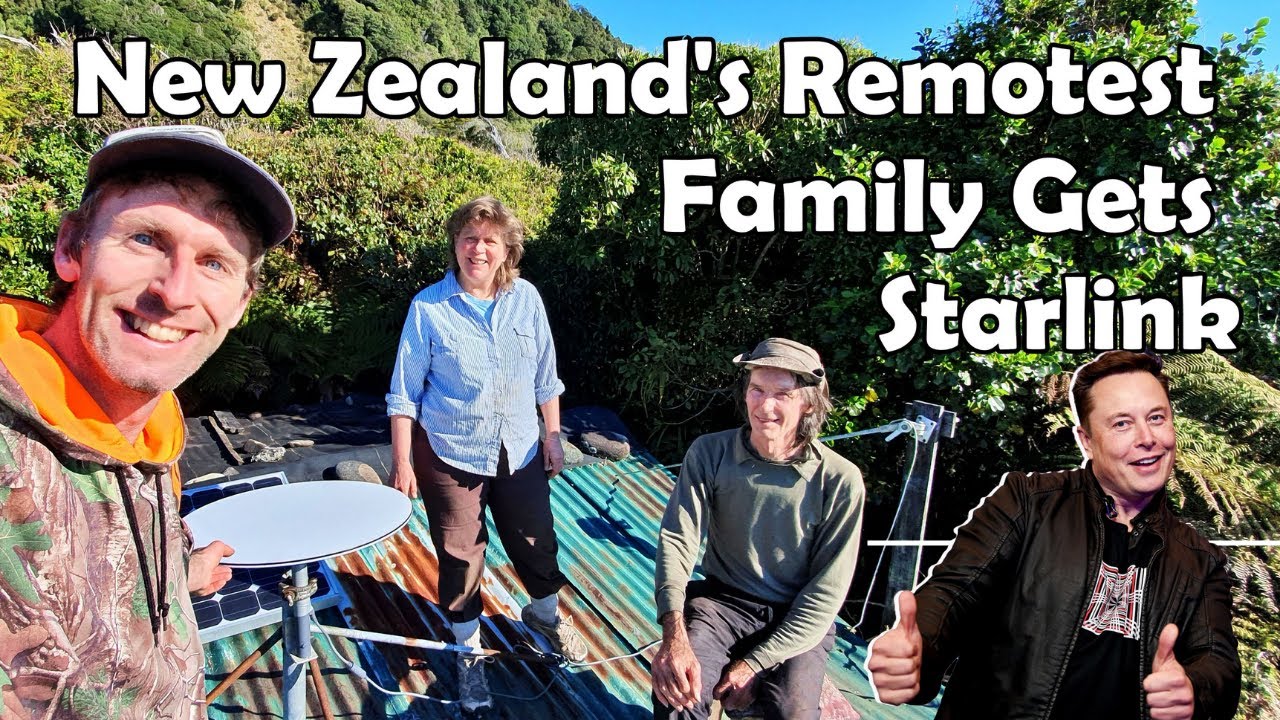 New Zealand's Remotest Family Gets Starlink