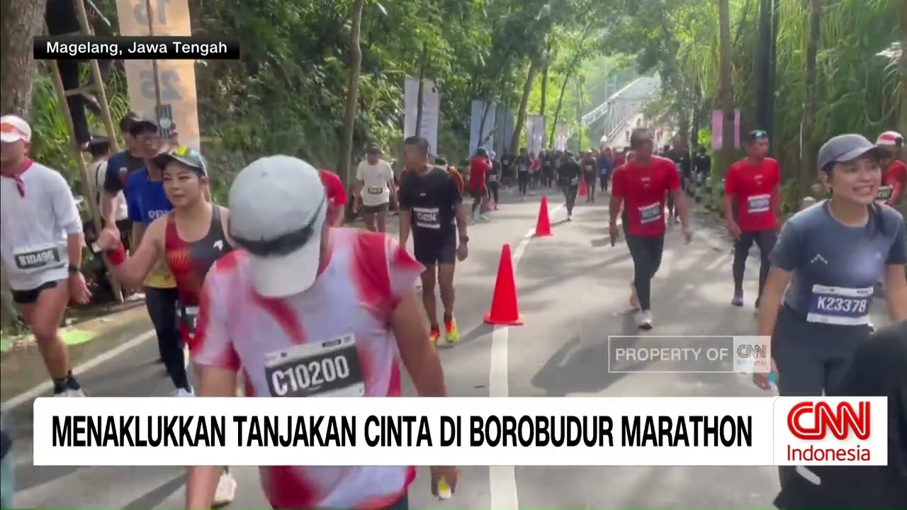 Menaklukan Tanjakan Cinta di Borobudur Marathon