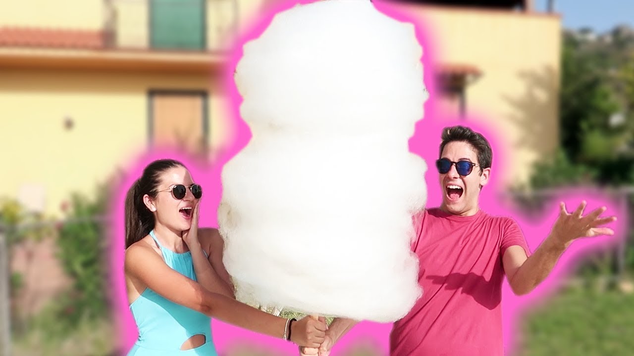 ZUCCHERO FILATO PIÙ GRANDE DEL MONDO! (DIY World's Giant Cotton Candy)