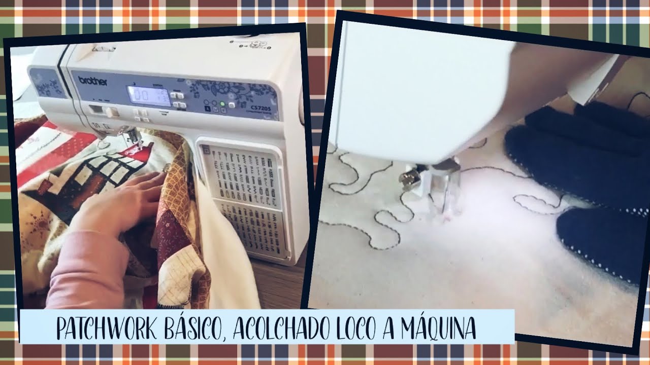 Patchwork b&aacute;sico, consejos para acolchar a m&aacute;quina, acolchado loco, materiales de ayuda, video #5
