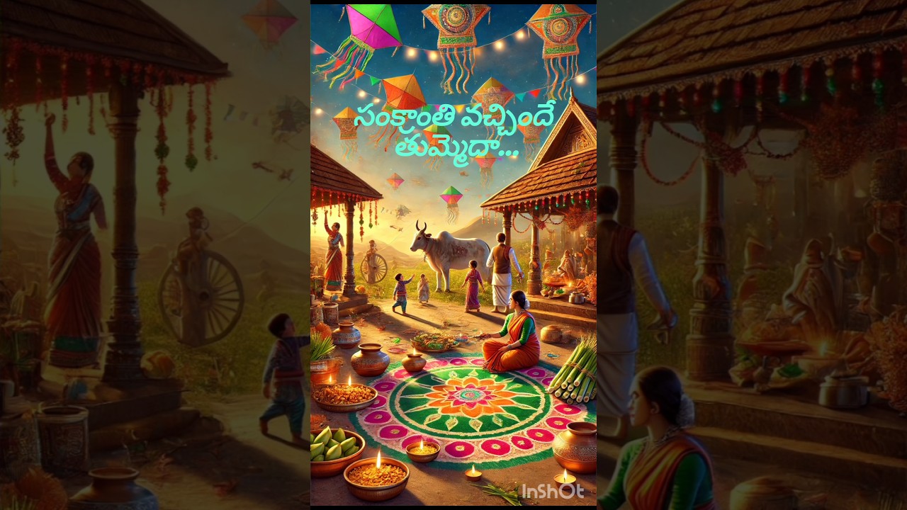 Sankranthi Vachinde Tummeda Song Lyrics In Telugu &ndash; Soggadi Pellam movie songs #shorts