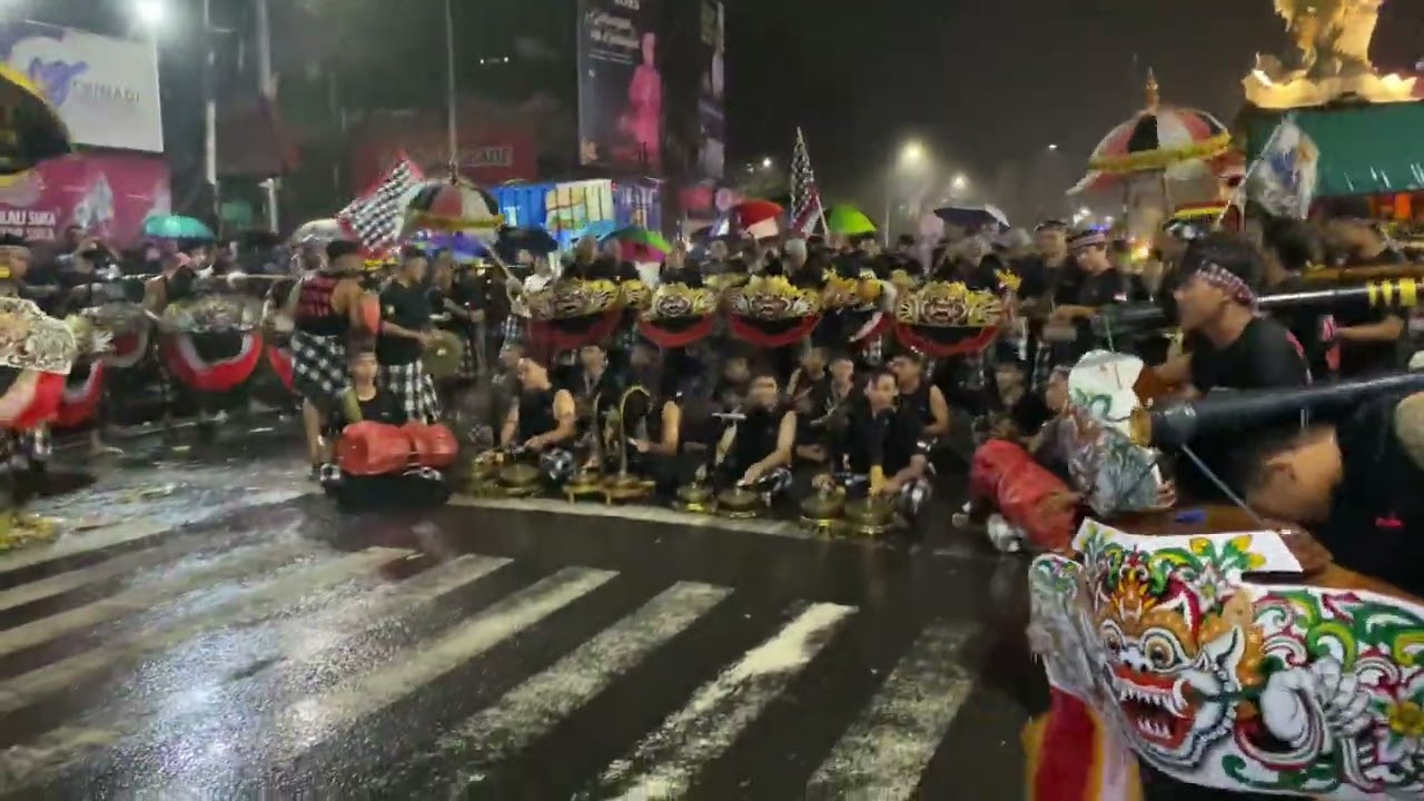Peresmian patung “WISNU MURTI” Kabupaten tabanan di iringi Okokan
