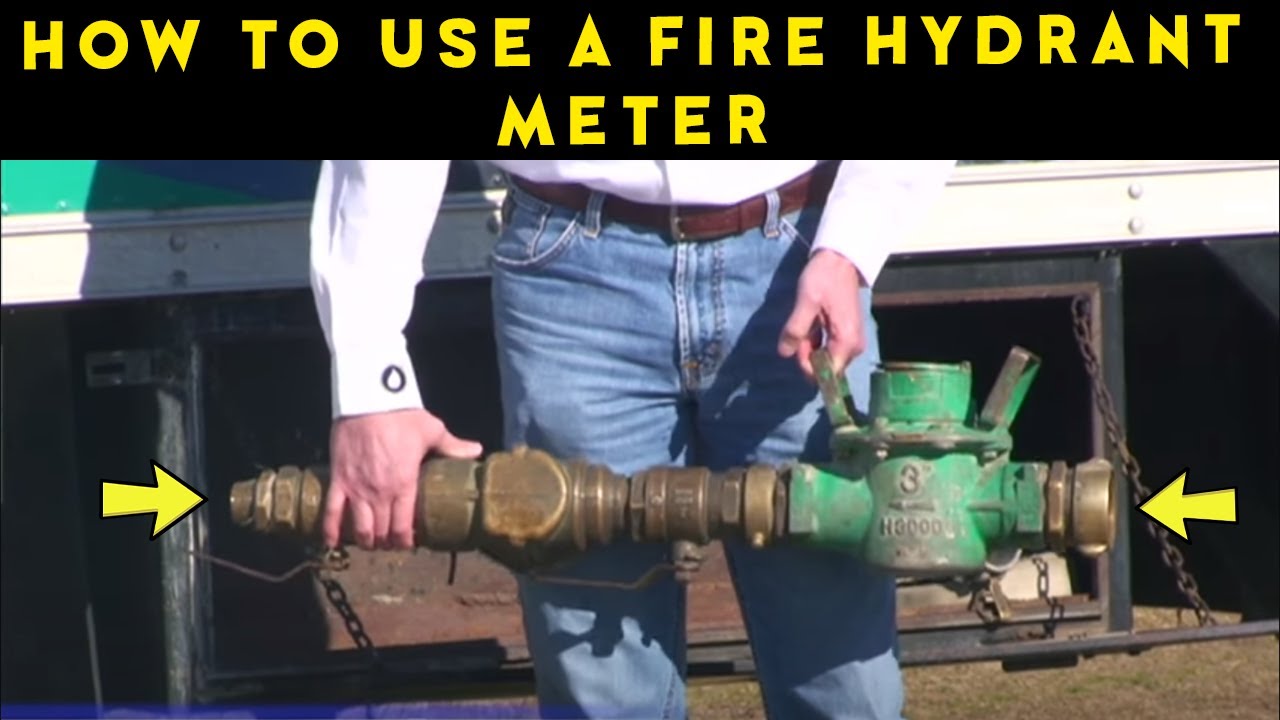 How to Use a Fire Hydrant Meter, AKA Construction Meter, to Get Water for Pressure Washing