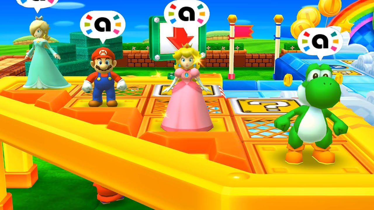 Mario Party Star Rush Balloon Bash Peach Vs Rivals Players