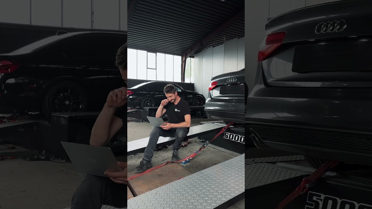 AUDI A4 3.0 TDI 🚀#tuning #chiptuning #audi #dyno #pr&uuml;fstand #automobile