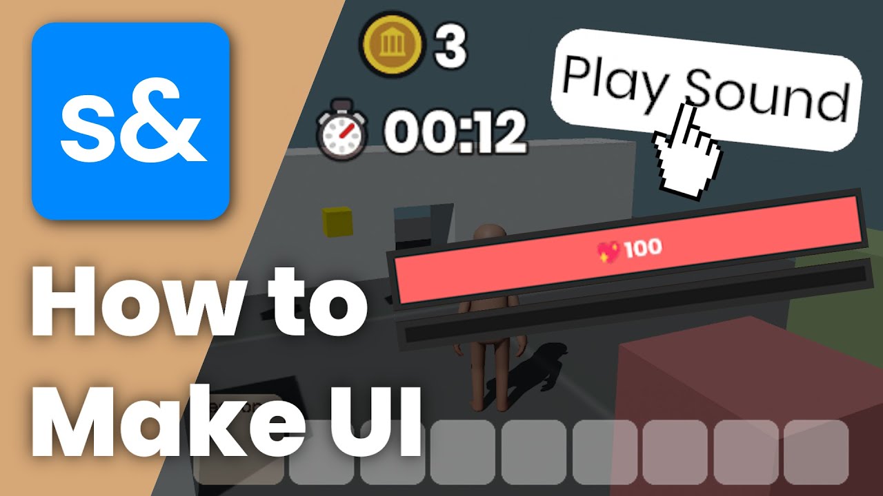 How to make UI in S&box 2024 (Vitals, Healthbar, Inventory & Pause Menu)