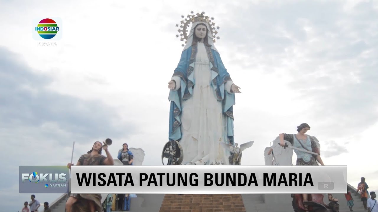 WARGA MENIKMATI LIBUR AKHIR TAHUN DENGAN BERZIARAH KE PATUNG BUNDA MARIA || INDOSIAR KUPANG