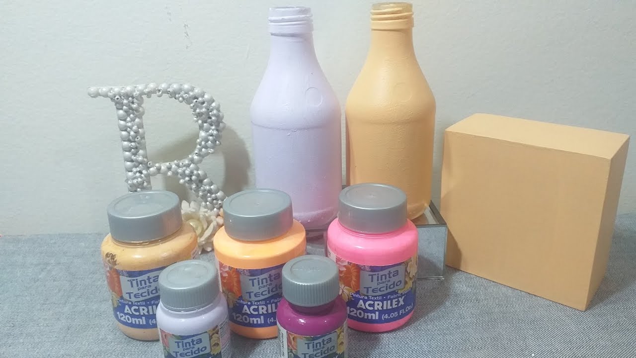Dica de como transformar tinta para tecido em tinta PVA.
