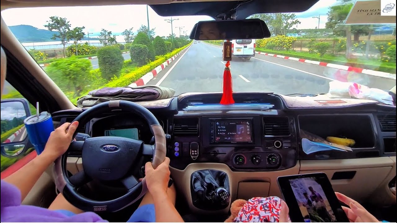🚘 POV Ford Transit Đà Lạt – Cao Tốc Liên Khương – Quốc Lộ 28 | Trải Nghiệm Thực Tế