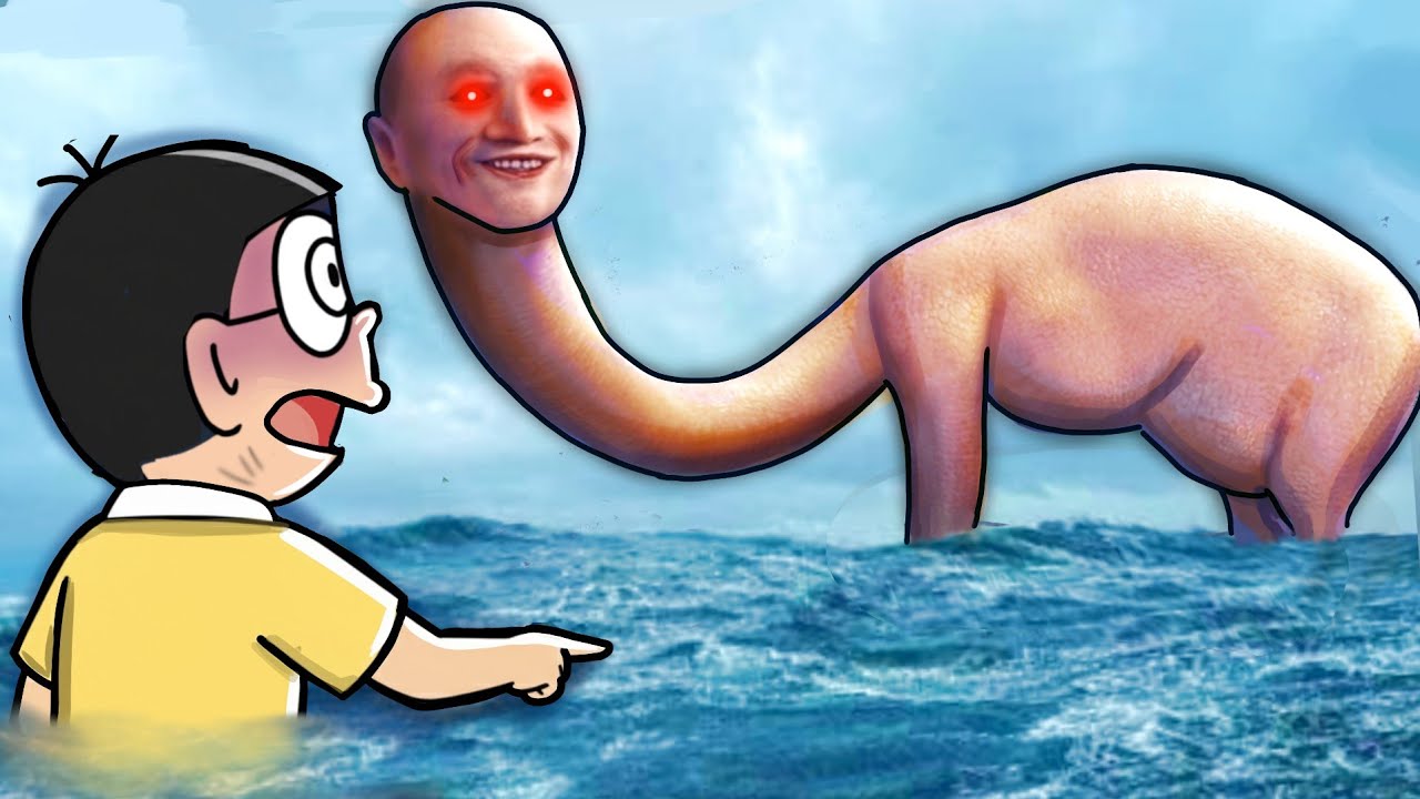 Nobita Found Giant Water Monster