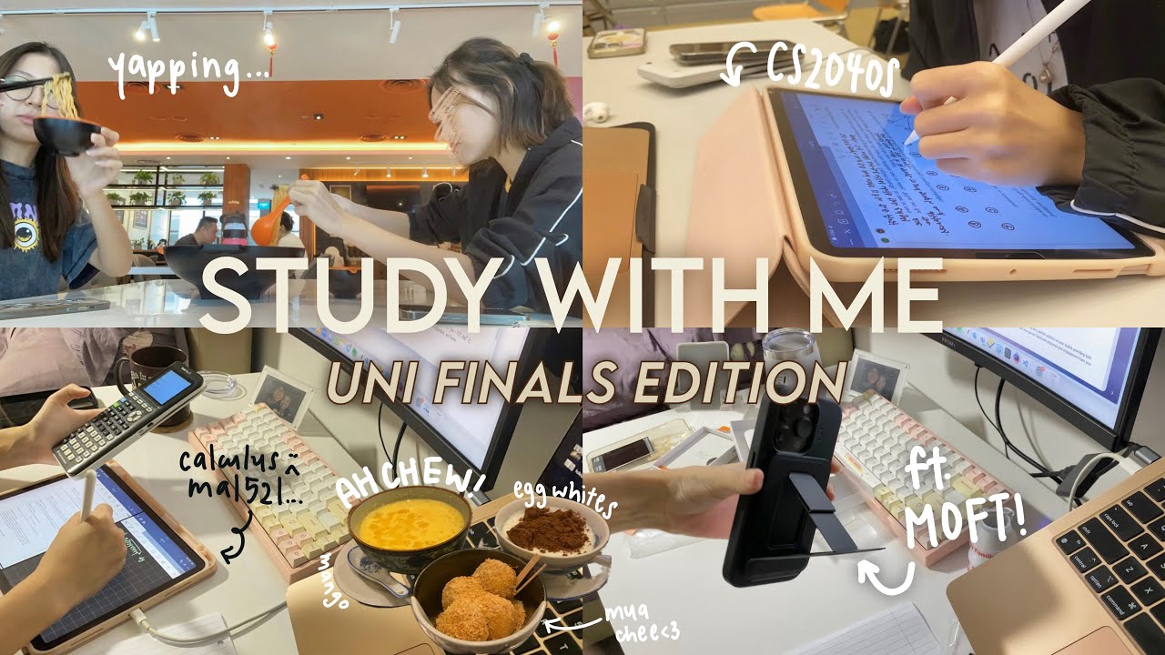 finals study vlog 🤓 (ft. MOFT) | nus cs, late nights, mugging 📚💻